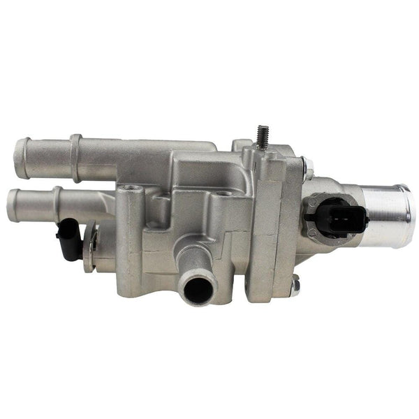 Planet Gates Aluminum Engine Cooling Thermostat Housing Cover Assembly for Chevrolet Cruze Sonic Aveo 251922 251919928 55579951 with sensor