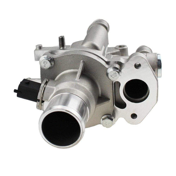 Planet Gates Aluminum Engine Cooling Thermostat Housing Cover Assembly for Chevrolet Cruze Sonic Aveo 251922 251919928 55579951 with sensor