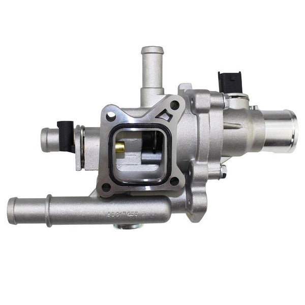 Planet Gates Aluminum Engine Cooling Thermostat Housing Cover Assembly for Chevrolet Cruze Sonic Aveo 251922 251919928 55579951 with sensor