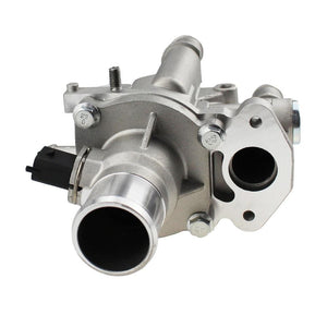 Planet Gates Aluminum Engine Cooling Thermostat Housing Cover Assembly for Chevrolet Cruze Sonic Aveo 251922 251919928 55579951 with sensor