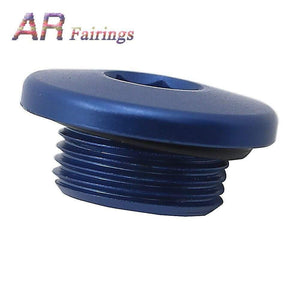Planet Gates Aluminum For Yamaha YFM700 YFM 700 Top Crankcase Oil Filler Plug & O-Ring Raptor Quad Blue Black Silver Red