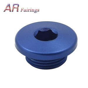 Planet Gates Aluminum For Yamaha YFM700 YFM 700 Top Crankcase Oil Filler Plug & O-Ring Raptor Quad Blue Black Silver Red