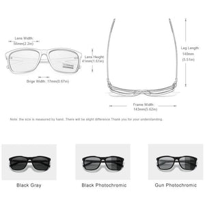 Planet Gates Aluminum Frame Sunglasses Men Polarized Photochromic Sun glasses Women's Glasses Accessories