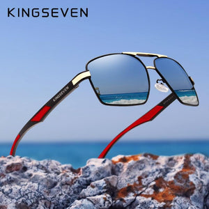 Planet Gates Aluminum Men's Sunglasses Polarized Lens Brand Design Temples Sun glasses Coating Mirror Glasses Oculos de sol 7719