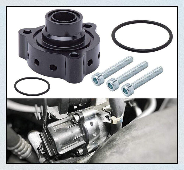 Planet Gates Aluminum part turbo blow off valve bov sound Adaptor for Mercedes A180, A250, CLA 250 & GLA 250 black and Silver FMSPMER