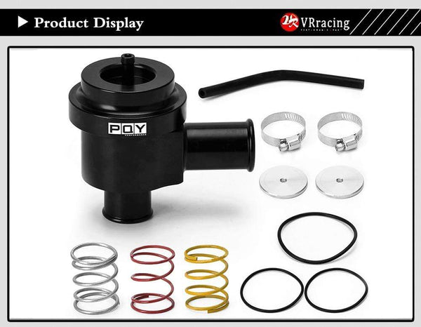 Planet Gates Aluminum Recirculate Diverter Valve Turbo Blow Off Valve Boost For Volkswagen Golf Jetta 2000-2005 for Audi 1.8T 2.7T 1998-2006