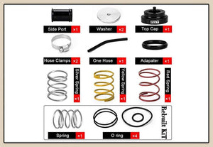 Planet Gates Aluminum Recirculate Diverter Valve Turbo BOV Boost For Volkswagen Golf Jetta 2000-2005 for Audi 1.8T 2.7T 1998-2006 JR-BOV04
