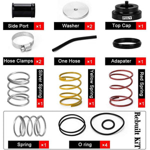 Planet Gates Aluminum Recirculate Diverter Valve Turbo BOV Boost For Volkswagen Golf Jetta 2000-2005 for Audi 1.8T 2.7T 1998-2006 JR-BOV04