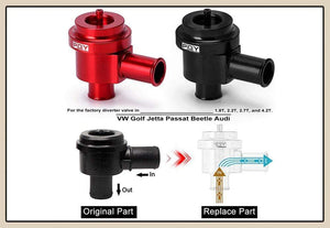 Planet Gates Aluminum Recirculate Diverter Valve Turbo BOV Boost For Volkswagen Golf Jetta 2000-2005 for Audi 1.8T 2.7T 1998-2006 JR-BOV04