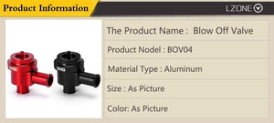 Planet Gates Aluminum Recirculate Diverter Valve Turbo BOV Boost For Volkswagen Golf Jetta 2000-2005 for Audi 1.8T 2.7T 1998-2006 JR-BOV04