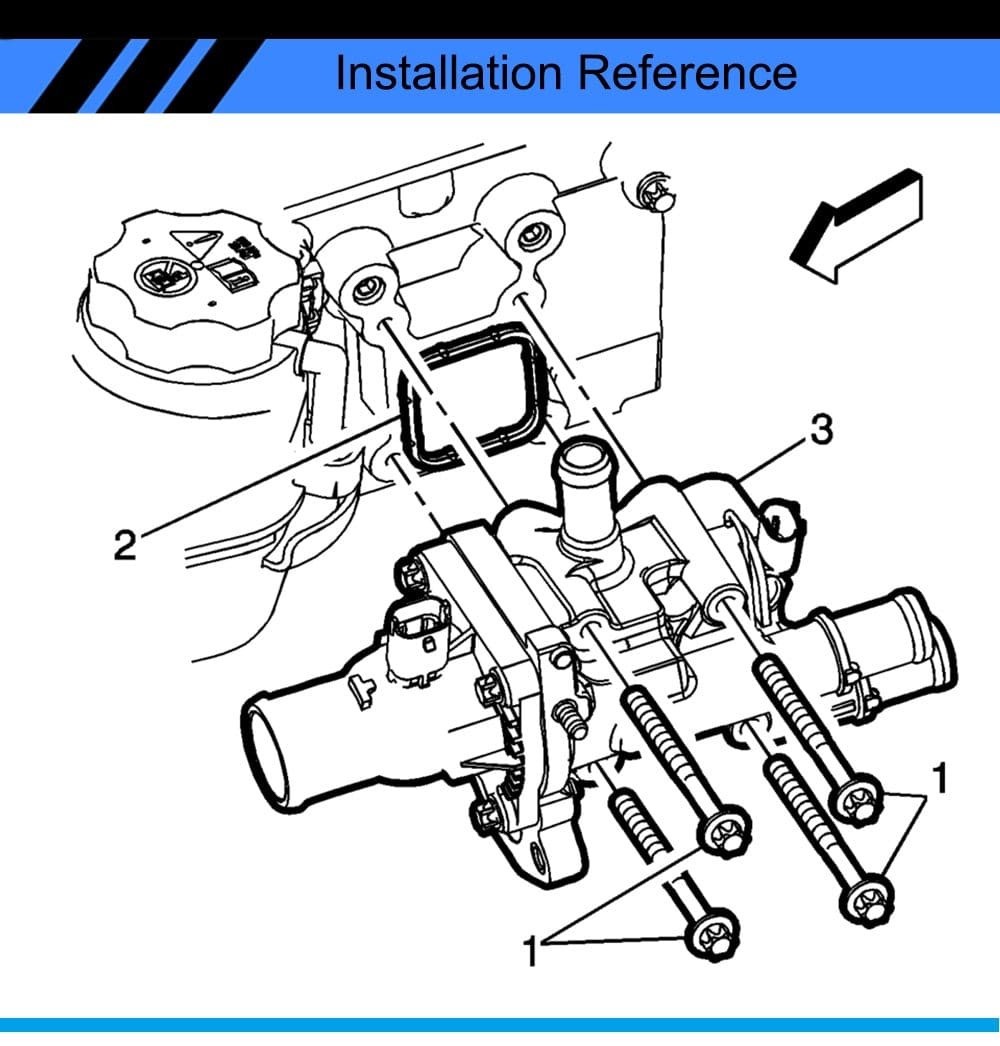 Planet Gates Aluminum Thermostat Housing Cover for Chevrolet Chevy Cruze Aveo Orlando for Opel Astra Zafira Signum Moka 96984103 96817255