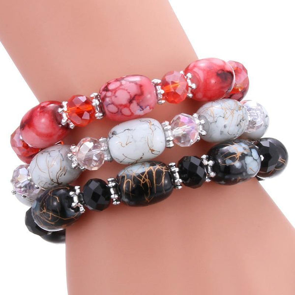 Planet Gates Amazonite natural stone streche bracelet elastic pulserase men women fashion jewelry beads created charms diy