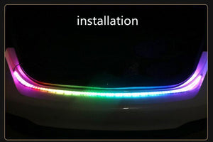 Planet Gates Amber Turn Signal Flow led trunk Strip light Tailgate luggage 12V Car Rear Lamp Dynamic Streamer Floating RGB led strip