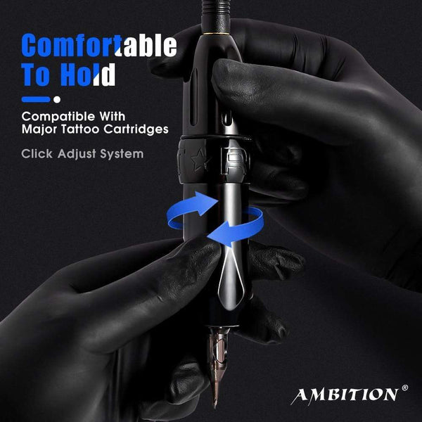 Planet Gates Ambition Rocket Tattoo Pen Machine click system Pen Style for body art