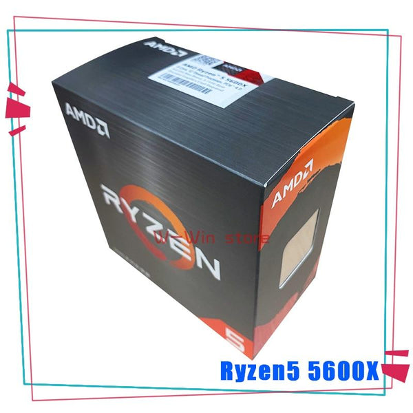 Planet Gates AMD Ryzen 5 5600X R5 5600X 3.7 GHz Six-Core twelve-Thread 65W CPU Processor L3=32M 100-000000065 Socket AM4 with cooler fan