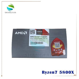 Planet Gates AMD Ryzen 7 5800X R7 5800X 3.8 GHz Eight-Core sixteen-Thread 105W CPU Processor L3=32M  100-000000063 Socket AM4 no fan