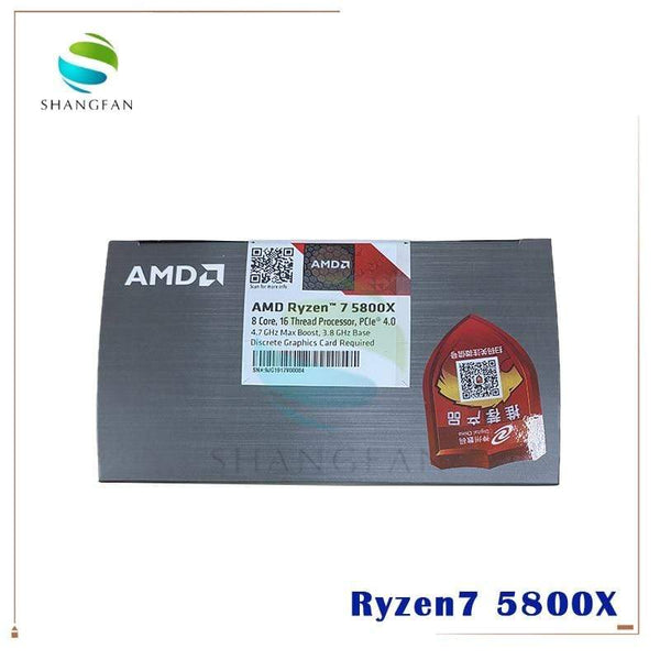Planet Gates AMD Ryzen 7 5800X R7 5800X 3.8 GHz Eight-Core sixteen-Thread 105W CPU Processor L3=32M  100-000000063 Socket AM4 no fan