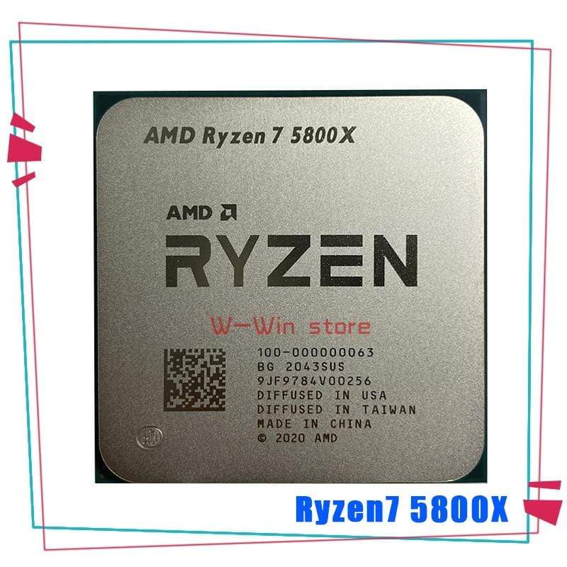 Planet Gates AMD Ryzen 7 5800X R7 5800X 3.8 GHz Eight-Core sixteen-Thread 105W CPU Processor L3=32M 100-000000063 Socket AM4 no fan