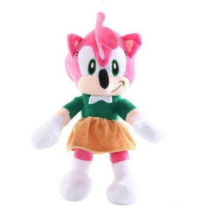 6 Style Sonic Plush Doll Toys Sonic Shadow Amy Rose Knuckles Tails Plush Toys Cotton Soft Stuffed Gift For Kids Christmas