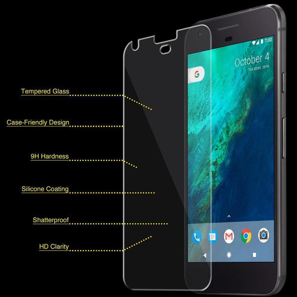 Planet Gates AMZER Kristal Tempered Glass HD Screen Protector for Google Pixel - Clear