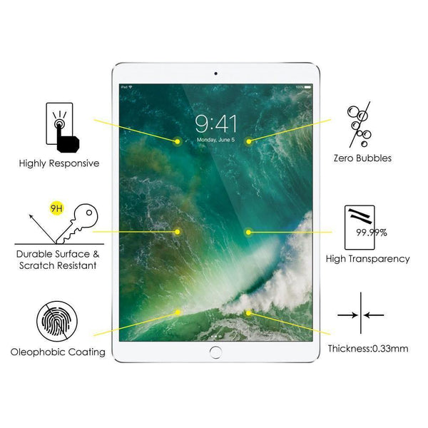 Planet Gates AMZER Kristal Tempered Glass Screen Protector for Apple iPad Pro 10.5