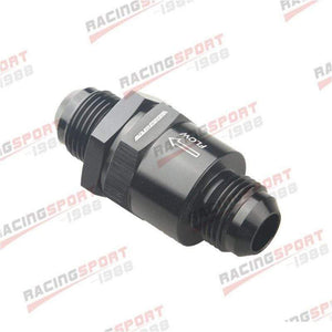 Planet Gates AN10 Aluminium Non Return One Way Check Valve Fuel EFI Fitting Adapter Black