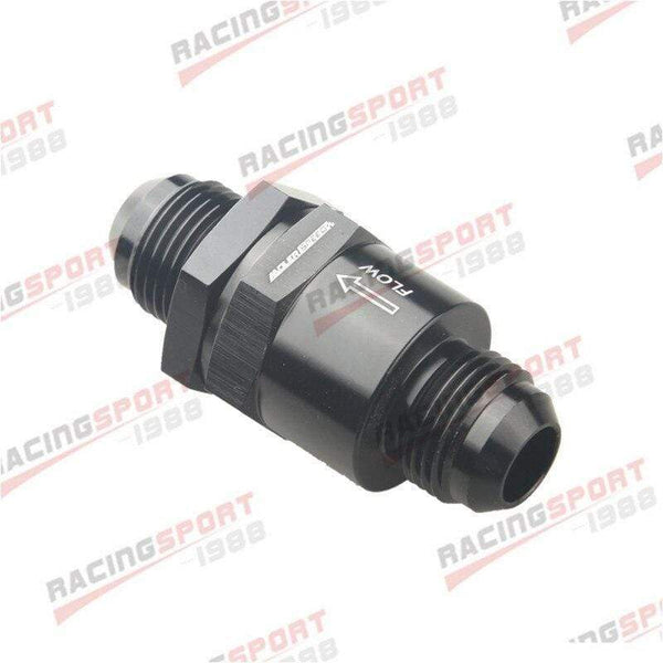 Planet Gates AN10 Aluminium Non Return One Way Check Valve Fuel EFI Fitting Adapter Black