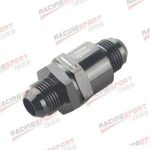 Planet Gates AN10 Aluminium Non Return One Way Check Valve Fuel EFI Fitting Adapter Black
