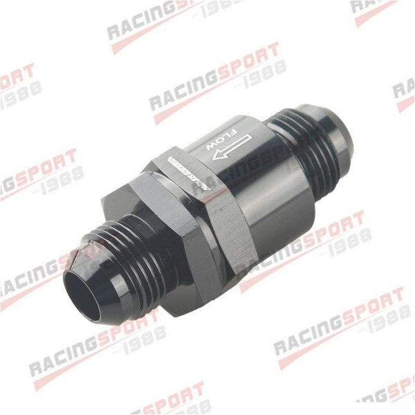Planet Gates AN10 Aluminium Non Return One Way Check Valve Fuel EFI Fitting Adapter Black