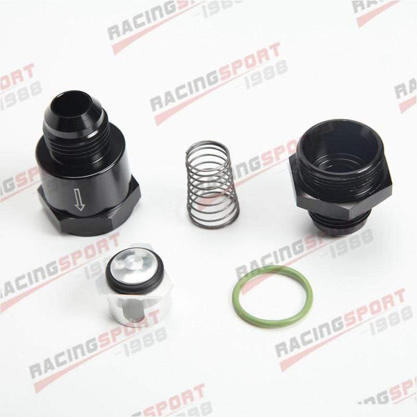 Planet Gates AN10 Aluminium Non Return One Way Check Valve Fuel EFI Fitting Adapter Black