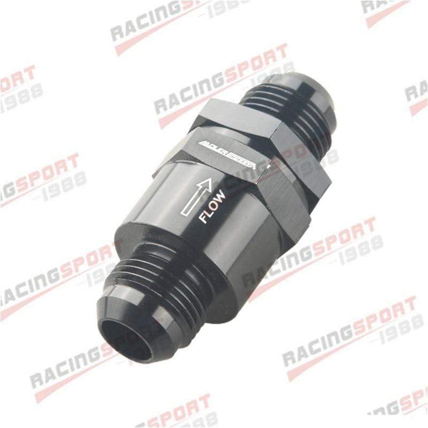 Planet Gates AN10 Aluminium Non Return One Way Check Valve Fuel EFI Fitting Adapter Black