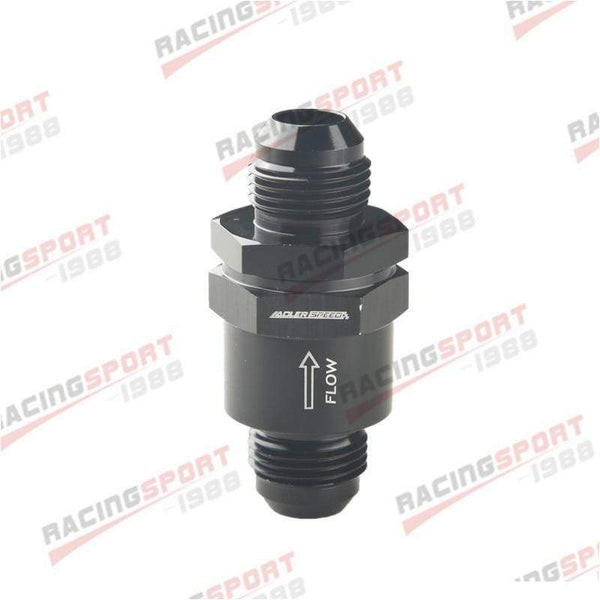 Planet Gates AN10 Aluminium Non Return One Way Check Valve Fuel EFI Fitting Adapter Black