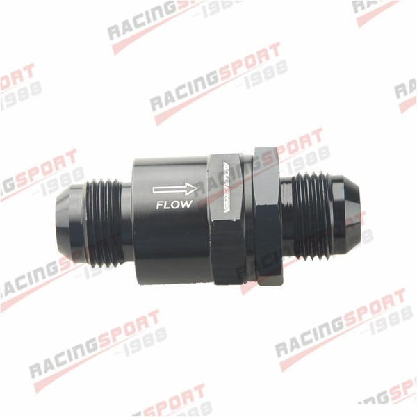 Planet Gates AN10 Aluminium Non Return One Way Check Valve Fuel EFI Fitting Adapter Black