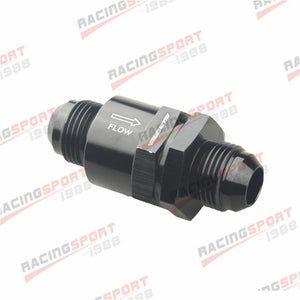 Planet Gates AN10 Aluminium Non Return One Way Check Valve Fuel EFI Fitting Adapter Black