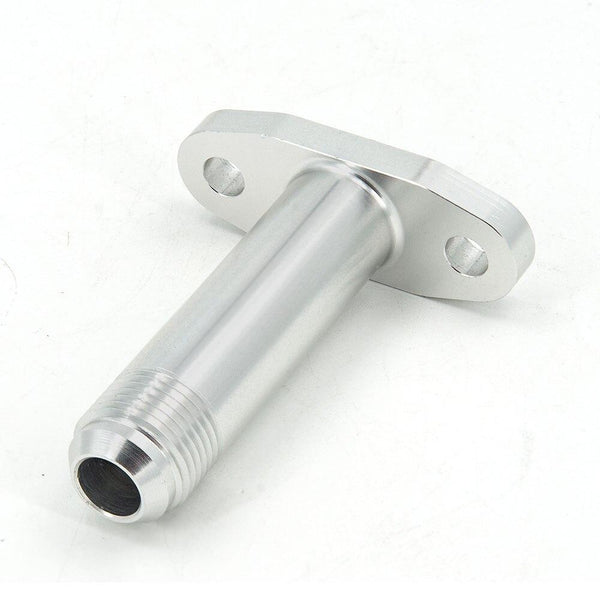 Planet Gates An10 Hole pitch 2"/51 Turbo Oil Drain Return Flange Adapter sliver CNC Process leakproof for T3 T4 GT28 GT30 GT35 T25
