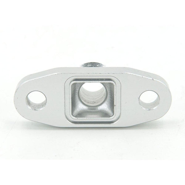 Planet Gates An10 Hole pitch 2"/51 Turbo Oil Drain Return Flange Adapter sliver CNC Process leakproof for T3 T4 GT28 GT30 GT35 T25