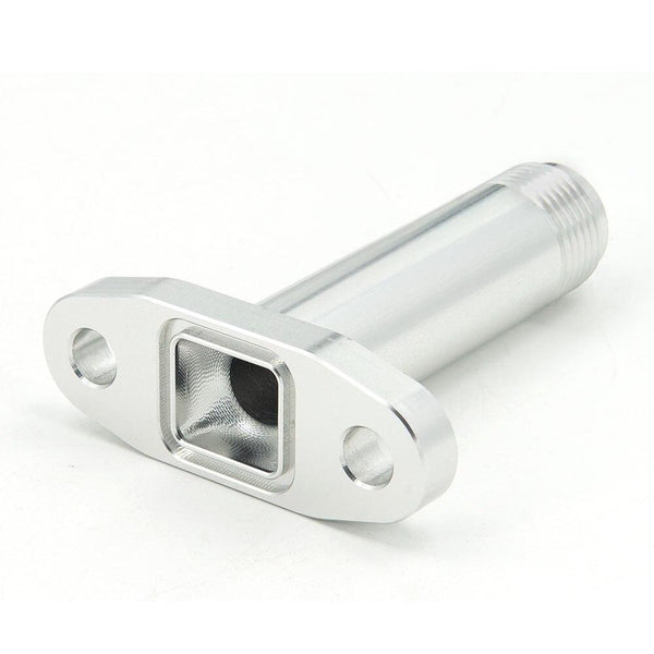 Planet Gates An10 Hole pitch 2"/51 Turbo Oil Drain Return Flange Adapter sliver CNC Process leakproof for T3 T4 GT28 GT30 GT35 T25