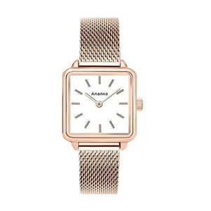 Planet Gates AN2517 Stainless Steel Mesh Watch Lady Simple Waterproof Wristwatch Japanese Quartz Movement Montres Femme