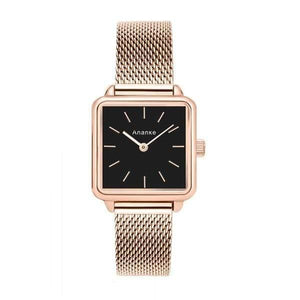 Planet Gates AN2518 Stainless Steel Mesh Watch Lady Simple Waterproof Wristwatch Japanese Quartz Movement Montres Femme