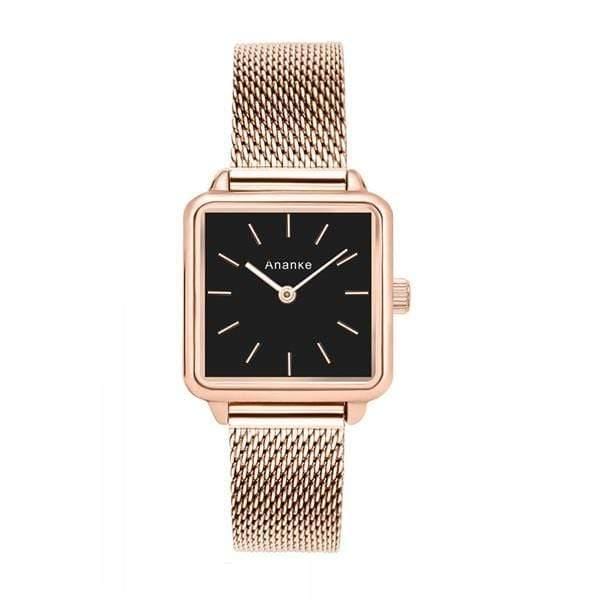 Planet Gates AN2518 Stainless Steel Mesh Watch Lady Simple Waterproof Wristwatch Japanese Quartz Movement Montres Femme