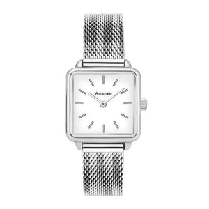 Planet Gates AN2522 Stainless Steel Mesh Watch Lady Simple Waterproof Wristwatch Japanese Quartz Movement Montres Femme