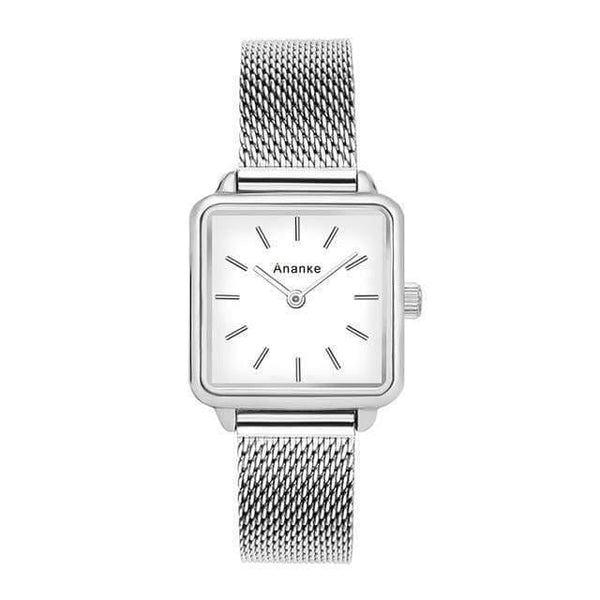Planet Gates AN2522 Stainless Steel Mesh Watch Lady Simple Waterproof Wristwatch Japanese Quartz Movement Montres Femme