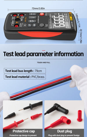 Planet Gates ANENG Q1 Digital Multimeter 9999 Analog Tester True RMS Professional Multimetro DIY Transistor Capacitor NCV Testers Lcr Meter
