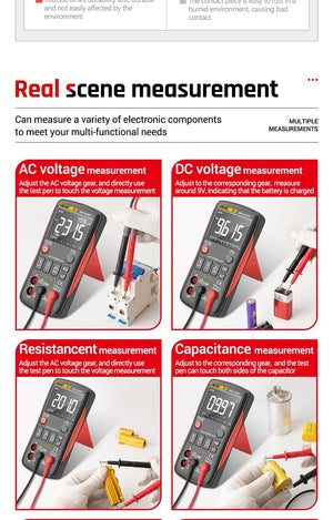 Planet Gates ANENG Q1 Digital Multimeter 9999 Analog Tester True RMS Professional Multimetro DIY Transistor Capacitor NCV Testers Lcr Meter