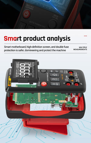 Planet Gates ANENG Q1 Digital Multimeter 9999 Analog Tester True RMS Professional Multimetro DIY Transistor Capacitor NCV Testers Lcr Meter