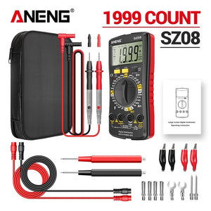 Planet Gates ANENG SZ08 Digital Multimeter Ultra-thin storage Professional Multimetro Auto Voltmeter AC DC 220V Resistance Handhold Testers