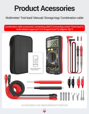 Planet Gates ANENG SZ08 Digital Multimeter Ultra-thin storage Professional Multimetro Auto Voltmeter AC DC 220V Resistance Handhold Testers