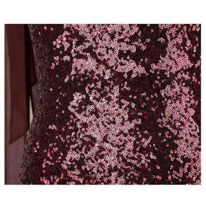 Planet Gates Angel-fashions Formal Dresses Contrast Color Gradient Sequin Mermaid Evening Dresses 286