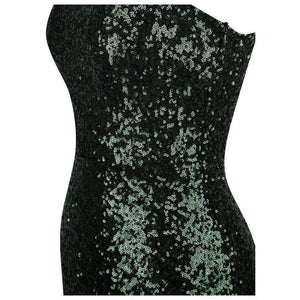 Planet Gates Angel-fashions Long Evening Dress Vintage Sequin Gradient Mermaid Dresses Blue 286