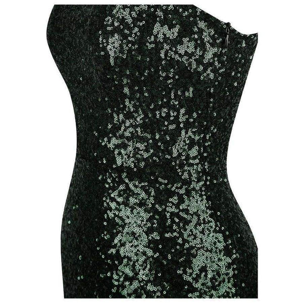 Planet Gates Angel-fashions Long Evening Dress Vintage Sequin Gradient Mermaid Dresses Blue 286